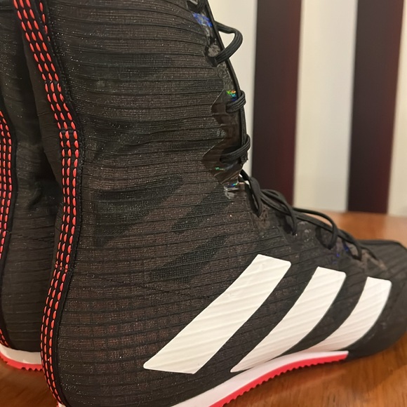 Adidas Box Hog 4 Boxing Shoes Sneakers new IH2730 black white Mens Size 13 main image 11